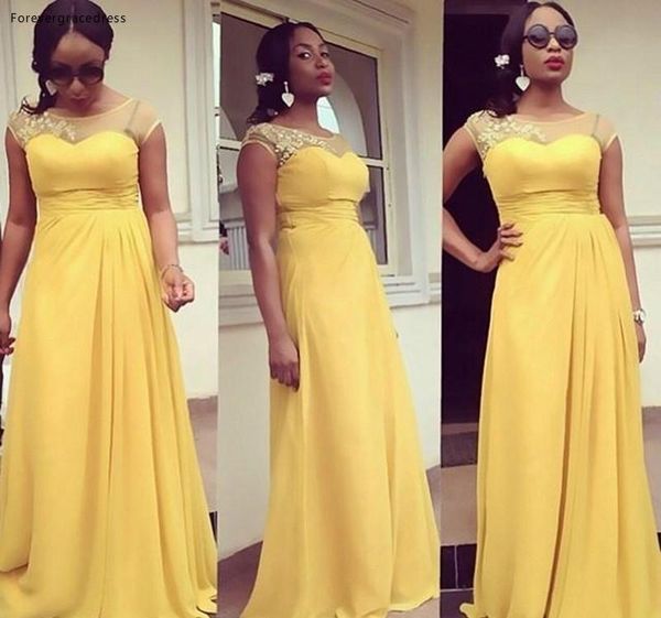 bridesmaid dress yellow chiffon wedding ceremony long formal maid of honor gown plus size custom made, White;pink
bridesmaid dress yellow chiffon wedding ceremony long formal maid of honor gown plus size custom made, White;pink