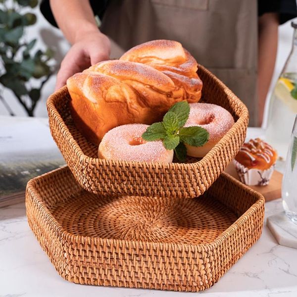 storage baskets hexagonal wicker rattan basket hand woven bread tray food fruit vegetables candy serving
storage baskets hexagonal wicker rattan basket hand woven bread tray food fruit vegetables candy serving
