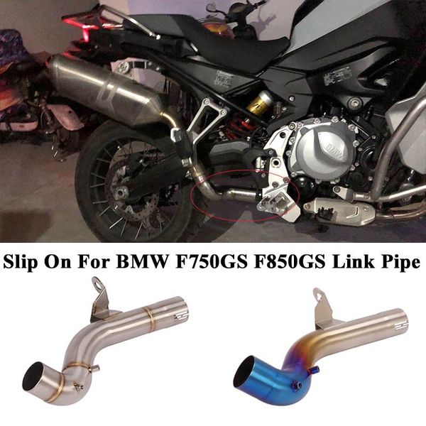 motorcycle exhaust system for f750gs f850gs 2021 exhaut escape modifie decat race eliminator delete catalyst mid tube link pipe 
motorcycle exhaust system for f750gs f850gs 2021 exhaut escape modifie decat race eliminator delete catalyst mid tube link pipe