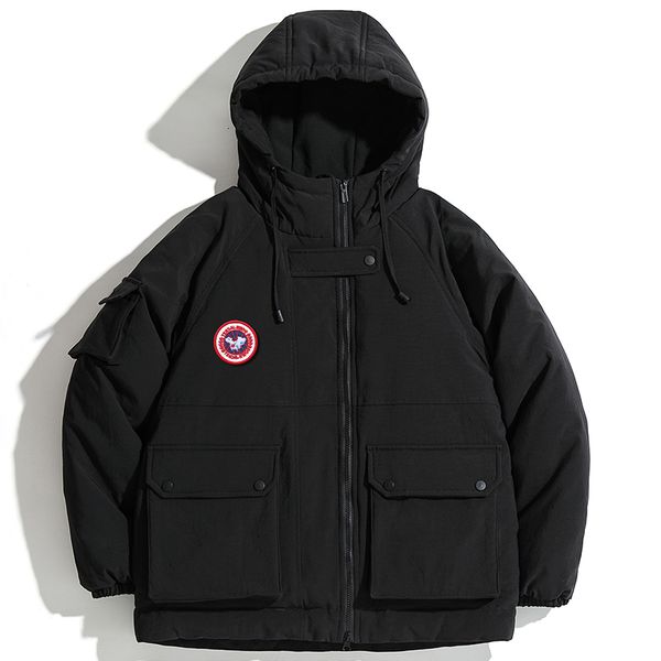 new men's hooded casual down jacket thick and warm 2021 autumn winter clothing jackets coats, Black
new men's hooded casual down jacket thick and warm 2021 autumn winter clothing jackets coats, Black