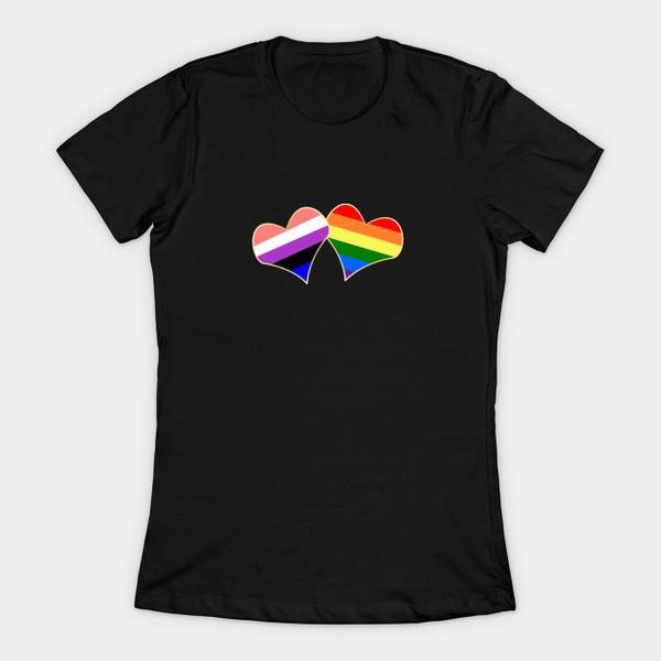 women's t-shirt casual short sleeve rainbow pride printing o-neck hip hop tee, White
women's t-shirt casual short sleeve rainbow pride printing o-neck hip hop tee, White
