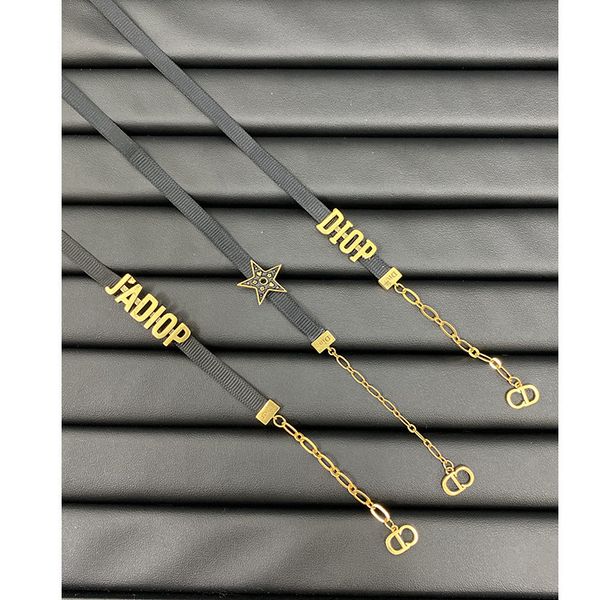 luxury jewelry letter ribbon design gold clavicle collar temperament fashion personality necklace, Silver
luxury jewelry letter ribbon design gold clavicle collar temperament fashion personality necklace, Silver