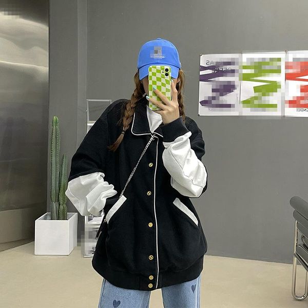 women's jackets 2021 autumn elegant outwear fashion lette print women overcoat black loose casual men coat t500, Black;brown
women's jackets 2021 autumn elegant outwear fashion lette print women overcoat black loose casual men coat t500, Black;brown
