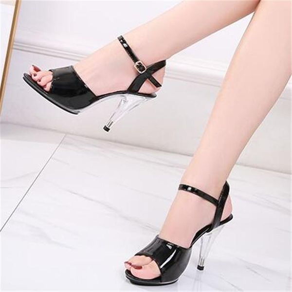 ladies jelly candy colors sandals women high heels 7/10cm transparent girls women's summer plus size 34-43, Black
ladies jelly candy colors sandals women high heels 7/10cm transparent girls women's summer plus size 34-43, Black