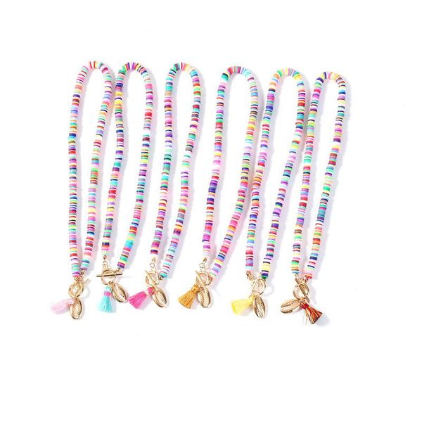 chokers bohemian shell beads necklace handmade y2k boho designed tassels ceramic wild sweet colors clavicle chain beach jewelry, Golden;silver
chokers bohemian shell beads necklace handmade y2k boho designed tassels ceramic wild sweet colors clavicle chain beach jewelry, Golden;silver