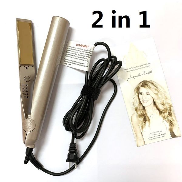100%high qualit 2 in 1 hair curler hair straightener gold plate with us eu uk plug with sleeve professional salon styling tools
100%high qualit 2 in 1 hair curler hair straightener gold plate with us eu uk plug with sleeve professional salon styling tools