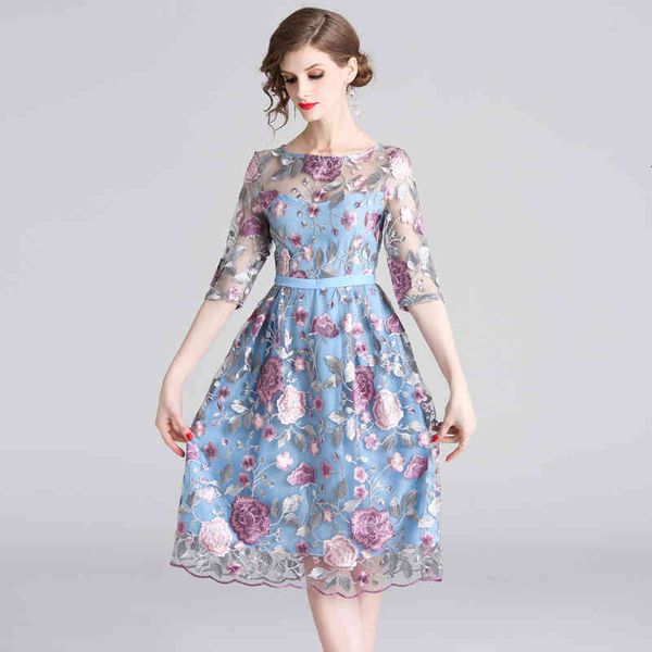 casual dresses heavy work mesh flower embroidery summer women elegant o neck floral party fashion office vestidos mujer bnxq, Black;gray
casual dresses heavy work mesh flower embroidery summer women elegant o neck floral party fashion office vestidos mujer bnxq, Black;gray