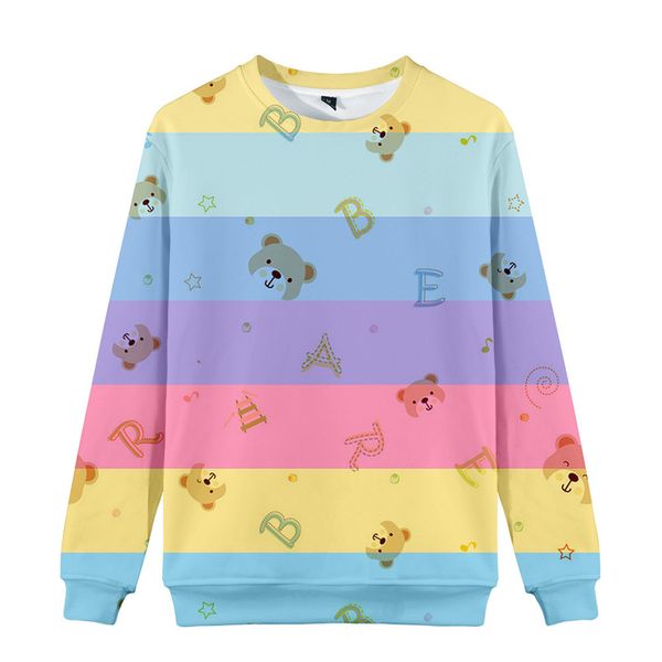 cute bear pattern cartoon boy girl t-shirt 3d printing animal print t-shirt long-sleeved shirt color clothes children's, Blue
cute bear pattern cartoon boy girl t-shirt 3d printing animal print t-shirt long-sleeved shirt color clothes children's, Blue