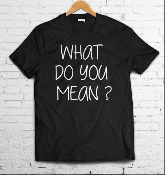 what women t shirts do you mean letters print shirt cotton casual funny for lady black white tee hipster
what women t shirts do you mean letters print shirt cotton casual funny for lady black white tee hipster