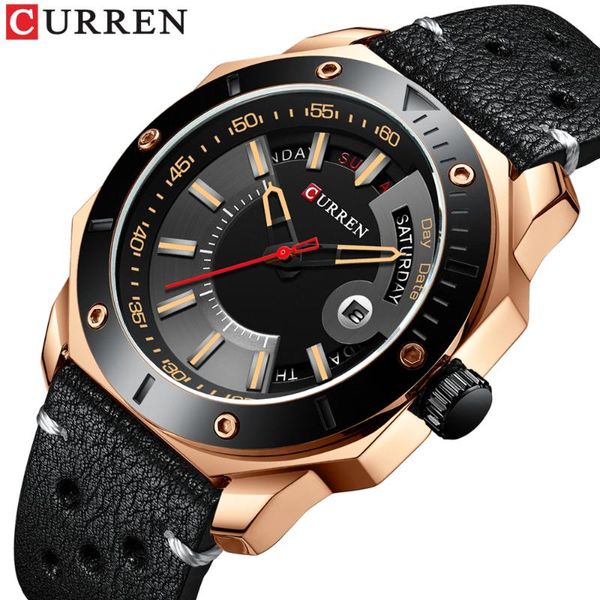 wristwatches 2021 curren mens watches black waterproof auto date sport watch quartz men wristwatch relogio masculino, Slivery;brown
wristwatches 2021 curren mens watches black waterproof auto date sport watch quartz men wristwatch relogio masculino, Slivery;brown