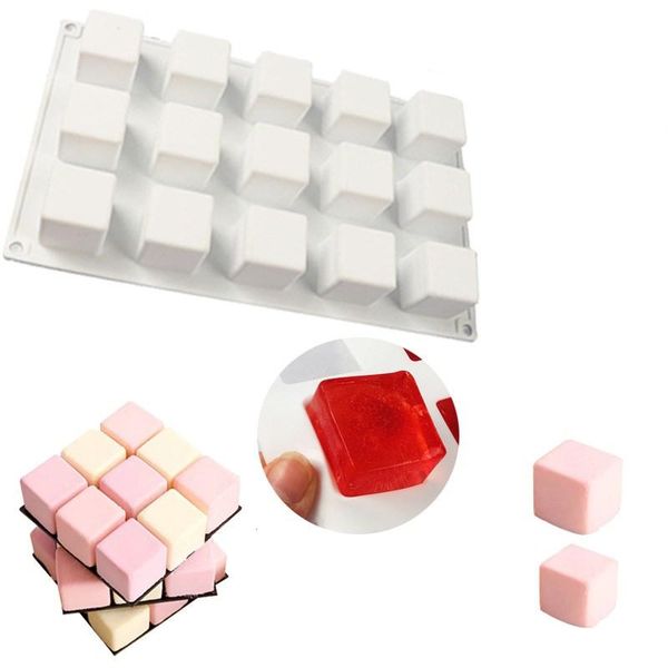 6/15 cavity cube square shape silicone mold for cake decorating tools diy dessert moulds kitchen baking
6/15 cavity cube square shape silicone mold for cake decorating tools diy dessert moulds kitchen baking