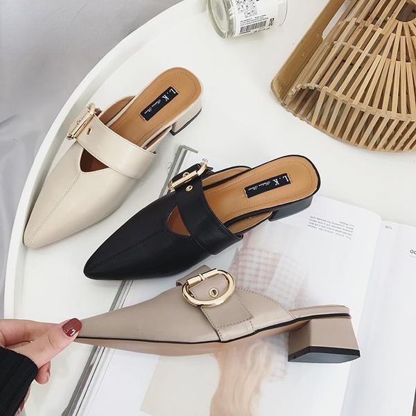 slippers 2021 fashion women pointed toe slipper outsides ladies slides beach mules shoes, Black
slippers 2021 fashion women pointed toe slipper outsides ladies slides beach mules shoes, Black