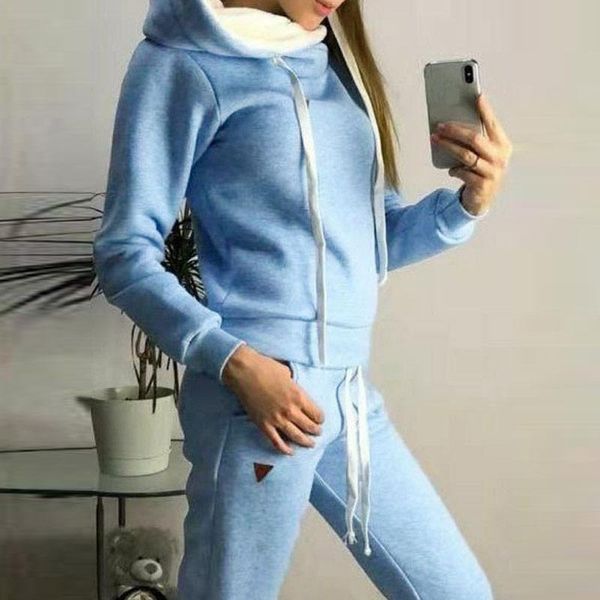 women's hoodies & sweatshirts solid color fleece sweatsuit sports set loose drawstring casual tracksuit 2021 autumn winter female sweat, Black
women's hoodies & sweatshirts solid color fleece sweatsuit sports set loose drawstring casual tracksuit 2021 autumn winter female sweat, Black