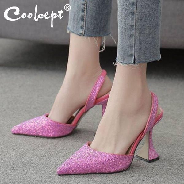coolcept women sandals shoes fashion pointed toe slip on special wine glass heels designer party footwear size 35-41, Black
coolcept women sandals shoes fashion pointed toe slip on special wine glass heels designer party footwear size 35-41, Black
