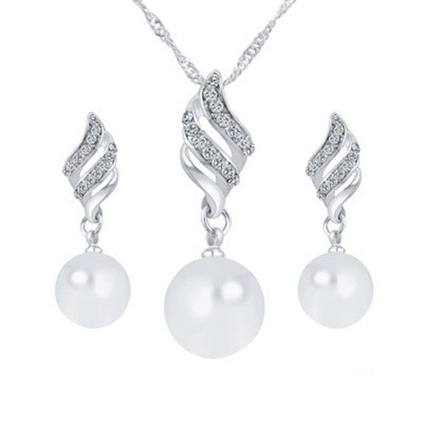 earrings & necklace 2pcs/set jewelry sets women elegant waterdrop rhinestone pendant hook set, Silver
earrings & necklace 2pcs/set jewelry sets women elegant waterdrop rhinestone pendant hook set, Silver