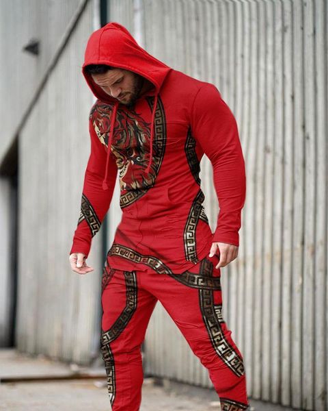 jogging clothing 2022 autumn and winter european american trend 3d printing hoodie sweatshirt sweatpants slim casual fashion sportswear men, Black;red
jogging clothing 2022 autumn and winter european american trend 3d printing hoodie sweatshirt sweatpants slim casual fashion sportswear men, Black;red