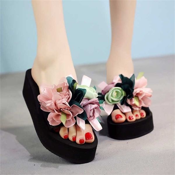 women bow summer sandals slipper indoor outdoor flip-flops beach shoes fashion female casual flower gift 211206, Black
women bow summer sandals slipper indoor outdoor flip-flops beach shoes fashion female casual flower gift 211206, Black