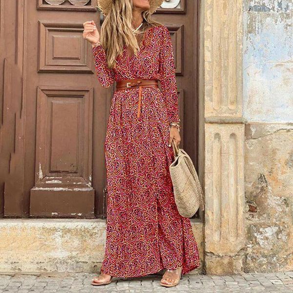 casual dresses summer beach maxi dress women floral print boho long v-neck split party robe femme, Black;gray
casual dresses summer beach maxi dress women floral print boho long v-neck split party robe femme, Black;gray
