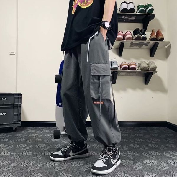 american overalls men's summer thin trendy street leg wide songshan style straight casual pants, Black
american overalls men's summer thin trendy street leg wide songshan style straight casual pants, Black