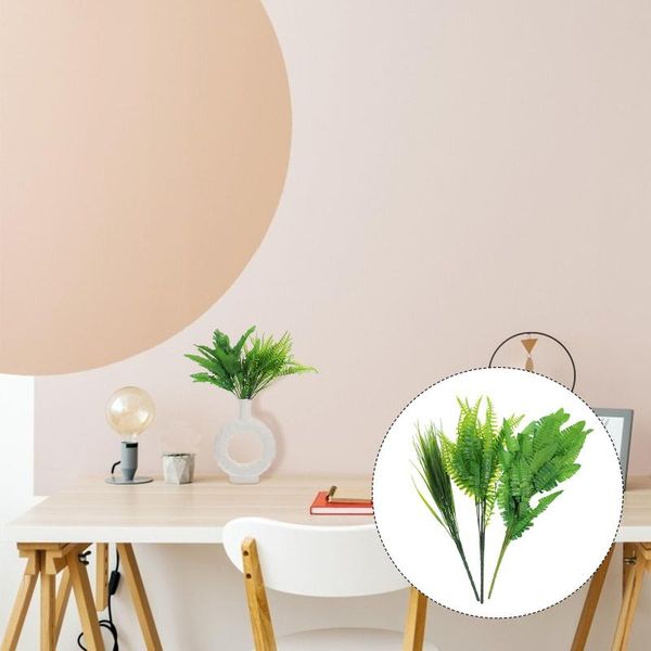 decorative flowers & wreaths 3pcs artificial plants household greenery decorations grass (as shown)
decorative flowers & wreaths 3pcs artificial plants household greenery decorations grass (as shown)