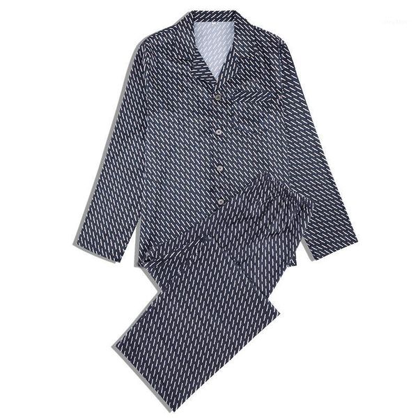 fashion classic mens pajamas long sleeve sleep trousers thin ice silk sleepwear set striped pijama leisure wear men's, Black;brown
fashion classic mens pajamas long sleeve sleep trousers thin ice silk sleepwear set striped pijama leisure wear men's, Black;brown