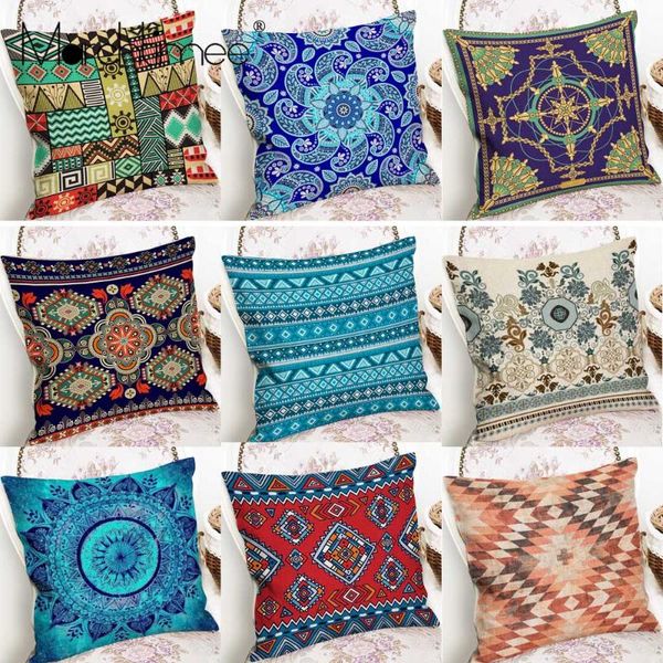 cushion/decorative pillow mandala pattern blue linen throw vintage cushion cover car decor home decoration bed sofa geometry pillowca
cushion/decorative pillow mandala pattern blue linen throw vintage cushion cover car decor home decoration bed sofa geometry pillowca