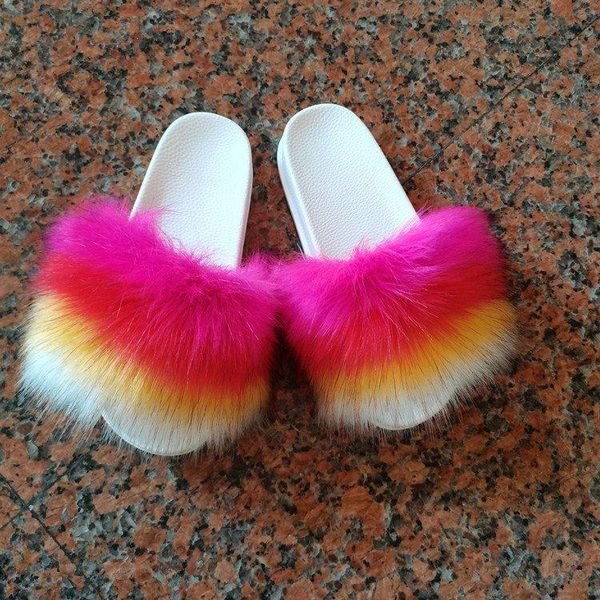 fashion furry slippers ladies cute faux fur fluffy sandals women's winter warm plush flats shoes big size, Black
fashion furry slippers ladies cute faux fur fluffy sandals women's winter warm plush flats shoes big size, Black