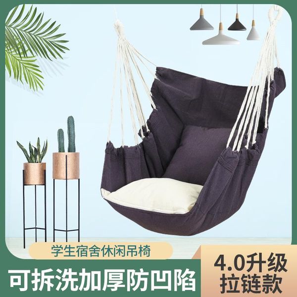 canvas bedroom hanging hammock chair adults kids indoor portable relaxation thickened outdoor swing travel camping with cushion camp furnitu
canvas bedroom hanging hammock chair adults kids indoor portable relaxation thickened outdoor swing travel camping with cushion camp furnitu