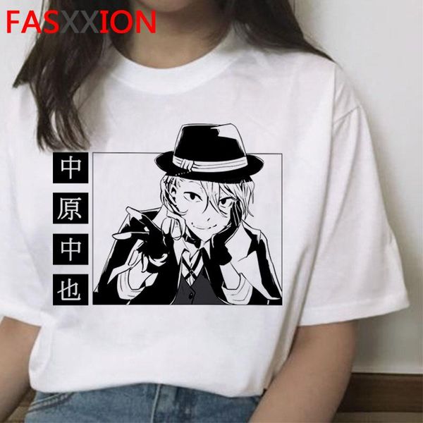 women's t-shirt bungou stray dogs clothes summer women tumblr streetwear print japanese tees graphic, White
women's t-shirt bungou stray dogs clothes summer women tumblr streetwear print japanese tees graphic, White