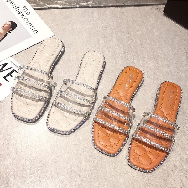 summer candy orange transparent sandals women luxury crystal beading beach slippers rivets flip flops clear sandalias, Black
summer candy orange transparent sandals women luxury crystal beading beach slippers rivets flip flops clear sandalias, Black