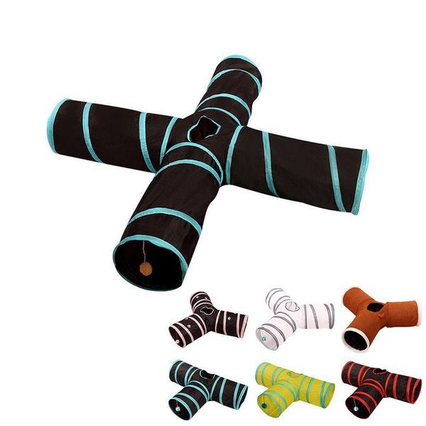 3/4 holes pet cat tunnel toy foldabe t-joint indoor outdoor training toys for cats kitten pets play tubes dropship
3/4 holes pet cat tunnel toy foldabe t-joint indoor outdoor training toys for cats kitten pets play tubes dropship