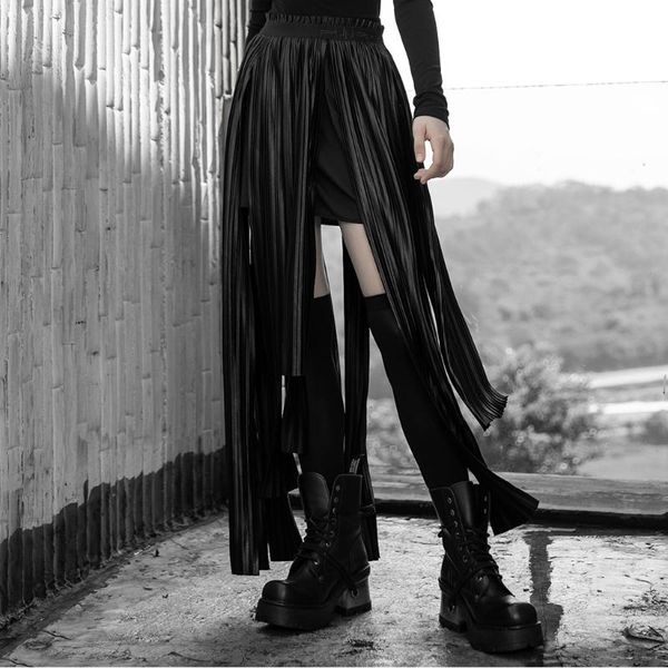 skirts punkrave women's half skirt gothic multi-level layers irregular hem logo embroidered waist pu leather gloss casual, Black
skirts punkrave women's half skirt gothic multi-level layers irregular hem logo embroidered waist pu leather gloss casual, Black