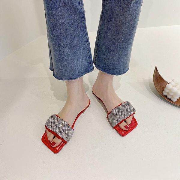 slippers women's 2021 summer white flats female slip-on fashions beach shoes ladies leatherette glitter slides, Black
slippers women's 2021 summer white flats female slip-on fashions beach shoes ladies leatherette glitter slides, Black