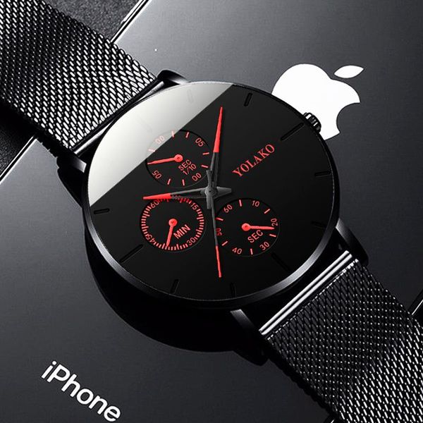 fashion mens business black watches luxury stainless steel ultra thin mesh belt quartz men wrist watch casual classic male wristwatches, Slivery;brown
fashion mens business black watches luxury stainless steel ultra thin mesh belt quartz men wrist watch casual classic male wristwatches, Slivery;brown