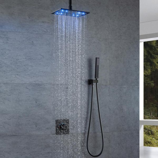 bathroom shower sets matte black and cold brass head 8 x 12 inch overhead rainfall led with handheld
bathroom shower sets matte black and cold brass head 8 x 12 inch overhead rainfall led with handheld