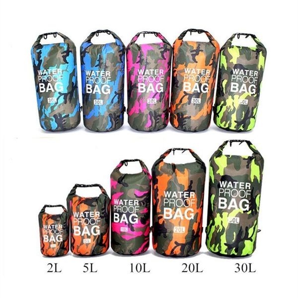 outdoor bags portable camouflage rafting diving dry bag sack waterproof pvc swimming storage for river trekking 2l-10-30l
outdoor bags portable camouflage rafting diving dry bag sack waterproof pvc swimming storage for river trekking 2l-10-30l