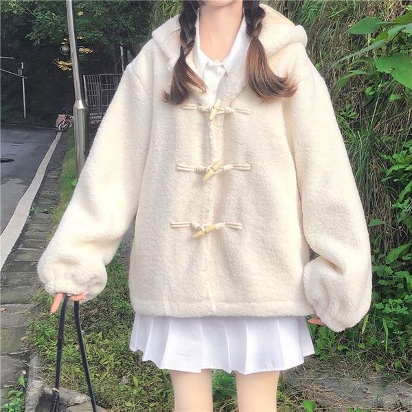 women's jackets 2021 autumn sweet women hoodies fashion ears hooded pullovers lantern sleeve loose baggy female plus size, Black;brown
women's jackets 2021 autumn sweet women hoodies fashion ears hooded pullovers lantern sleeve loose baggy female plus size, Black;brown