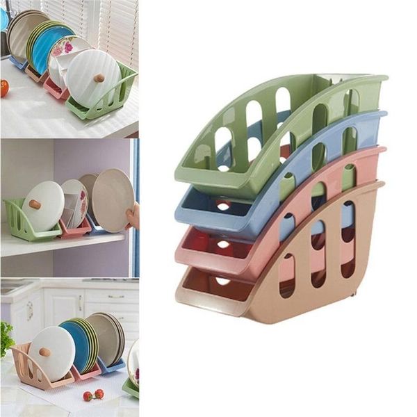 kitchen storage & organization card slot basket drain rack plastic household tools