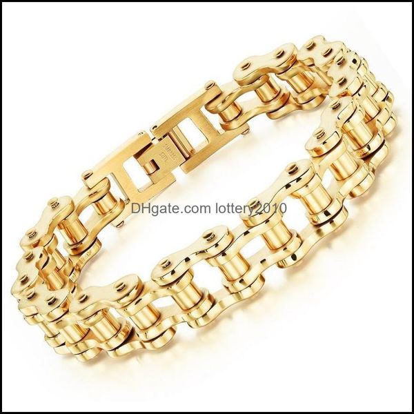bracelets jewelryselling bracelet mens titanium steel rock personality motorcycle chain bicycle link drop delivery 2021 gjubs, Black
bracelets jewelryselling bracelet mens titanium steel rock personality motorcycle chain bicycle link drop delivery 2021 gjubs, Black