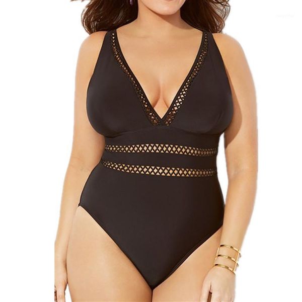 women's swimwear plus size solid black deep v high waist backless big one piece monokini plunge swimsuit for women beach wear, White;black
women's swimwear plus size solid black deep v high waist backless big one piece monokini plunge swimsuit for women beach wear, White;black