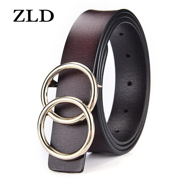 belts zld double ring smooth buckle women belt simple vintage genuine leather jeans wild the lady casual cinturones, Black;brown
belts zld double ring smooth buckle women belt simple vintage genuine leather jeans wild the lady casual cinturones, Black;brown