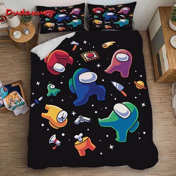 bedding sets dudaxury cartoon set game printing duvet cover pillowcase king children's bedroom decoration
bedding sets dudaxury cartoon set game printing duvet cover pillowcase king children's bedroom decoration