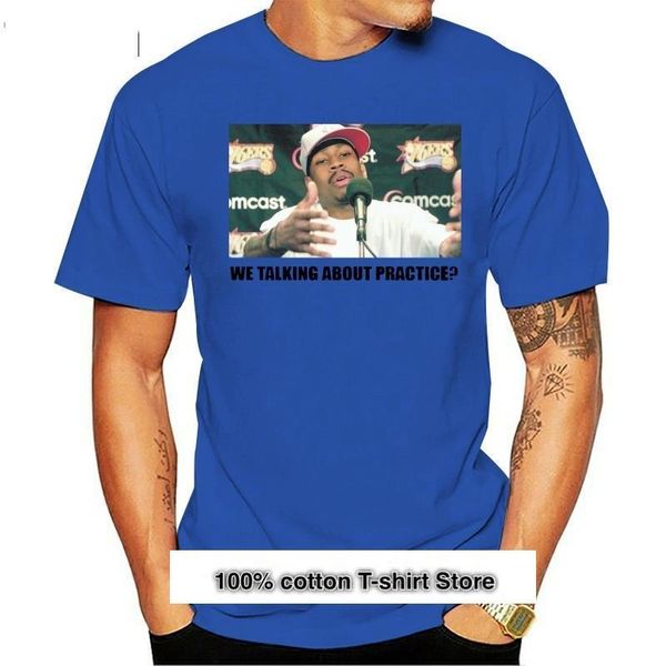 men's t-shirts camiseta de baloncesto allen iverson we talking about practice, playera, White;black
men's t-shirts camiseta de baloncesto allen iverson we talking about practice, playera, White;black