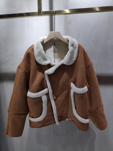 women's jackets 2021 women fashion high-quality long-sleeved lapel collar contrast stitching pocket jacket 1029, Black;brown
women's jackets 2021 women fashion high-quality long-sleeved lapel collar contrast stitching pocket jacket 1029, Black;brown