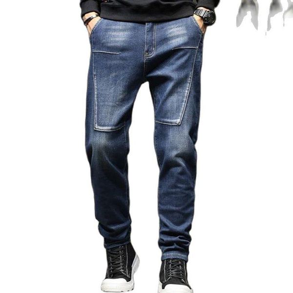 men's jeans hip hop baggy denim pants leisure men clothing cargo trousers big size mens bottoms, Blue
men's jeans hip hop baggy denim pants leisure men clothing cargo trousers big size mens bottoms, Blue