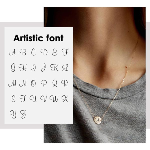 carlidana customize 26 letter pendant necklace real 316l stainless steel female minimalist choker jewelry chokers, Golden;silver
carlidana customize 26 letter pendant necklace real 316l stainless steel female minimalist choker jewelry chokers, Golden;silver
