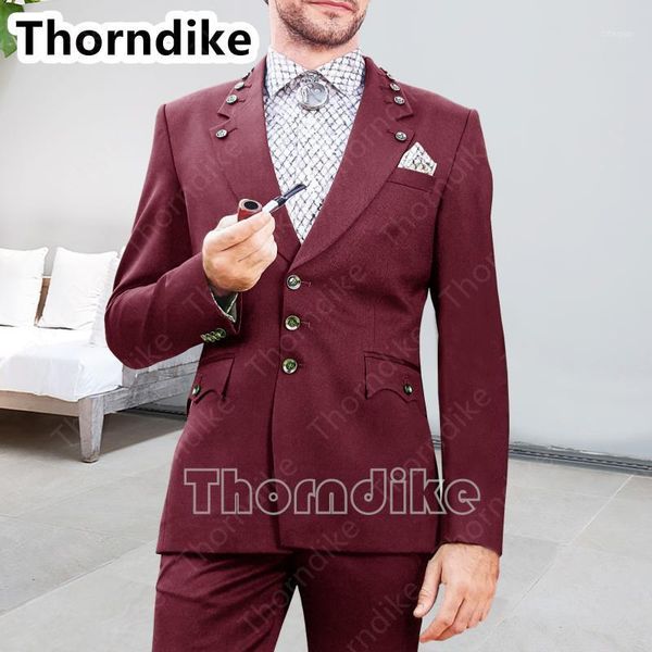 men's suits & blazers thorndike burgundy wedding men suit slim fit dinner prom groom dress tuxedo custom business blazer man costume ja, White;black
men's suits & blazers thorndike burgundy wedding men suit slim fit dinner prom groom dress tuxedo custom business blazer man costume ja, White;black