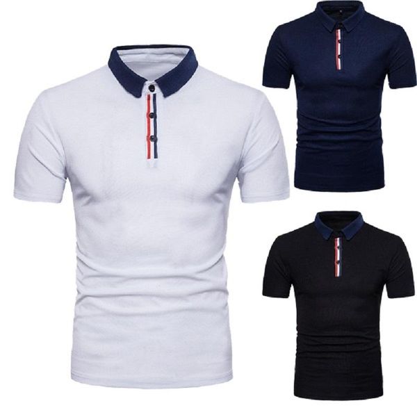men's polos zogaa business mens shirt brand clothing summer short-sleeved patchwork para male lapel slim cotton casual hombre, White;black
men's polos zogaa business mens shirt brand clothing summer short-sleeved patchwork para male lapel slim cotton casual hombre, White;black