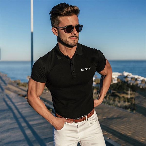 brand clothing trend sport shirts mens polo cotton short sleeve bodybuilding casual fitness fashion shirt, White;black
brand clothing trend sport shirts mens polo cotton short sleeve bodybuilding casual fitness fashion shirt, White;black