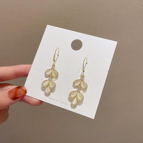 dangle & chandelier stud earring women long hooks leaf elegant fashion earrings female simple personality gold color jewelry zinc alloy oorb, Silver
dangle & chandelier stud earring women long hooks leaf elegant fashion earrings female simple personality gold color jewelry zinc alloy oorb, Silver
